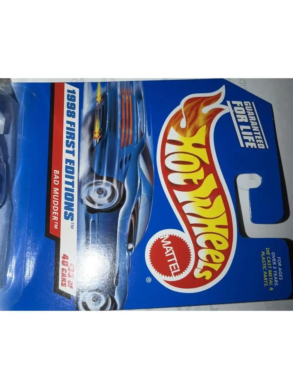 Hot Wheels - Bad Mudder (White) 1998 First Editions #33 Of 40 Cars Ford %8 New